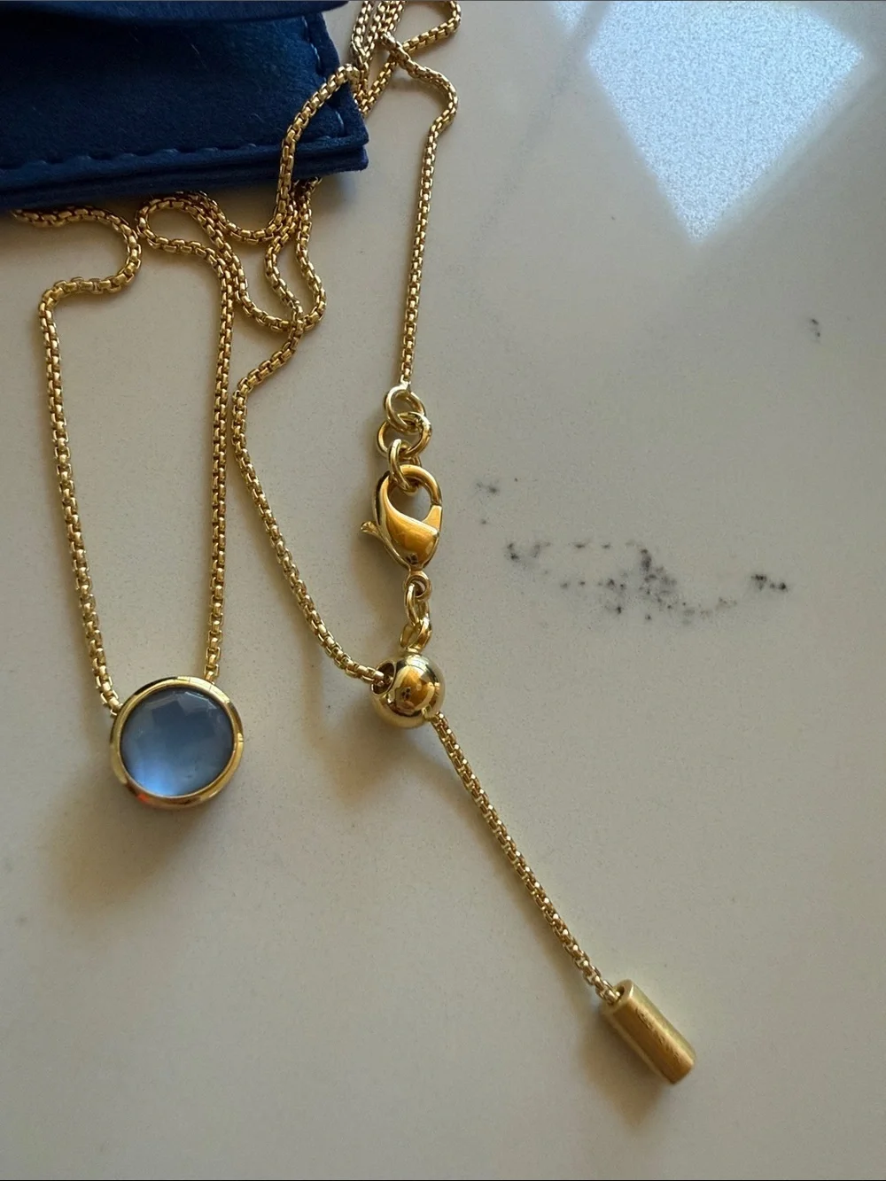 Dean Davidson Signature Midi Knockout Pendant in color Celestial Blue NEW